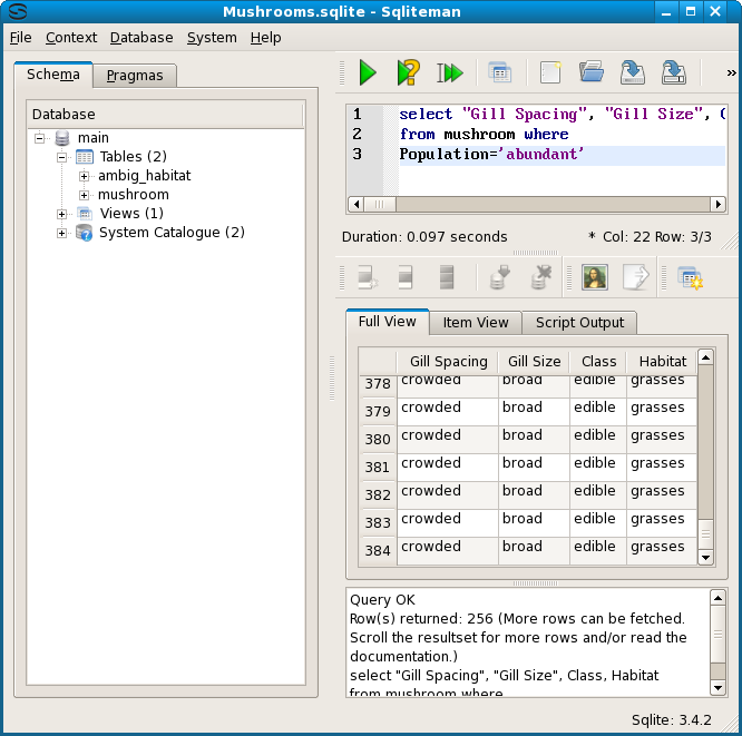 sqliteman dependency test grasses node 1
