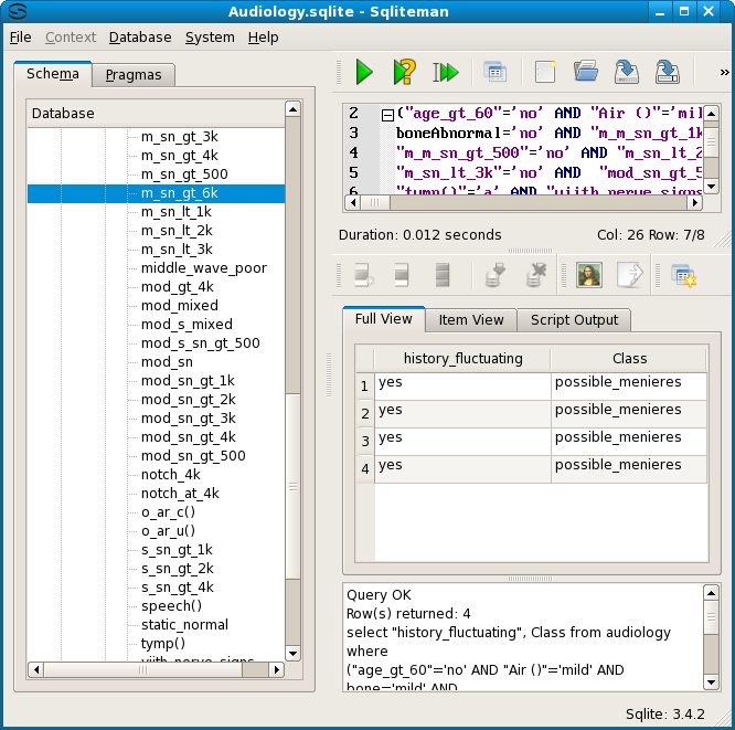 sqliteman test node 11 possible_menieres