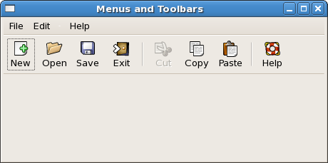 Menus and Toolbars